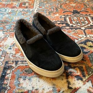 M.Gemi The Cerchio Shearling Fur Lined Sneaker Slip On Shoe| Size 38.5